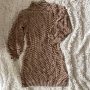 Sweater Dress in a blush pink, size xx small runs big fits a size 2-4.
